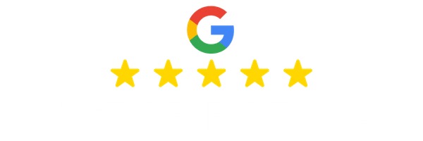 Five star Google rating icon representing top rated junk removal service in Gainesville GA