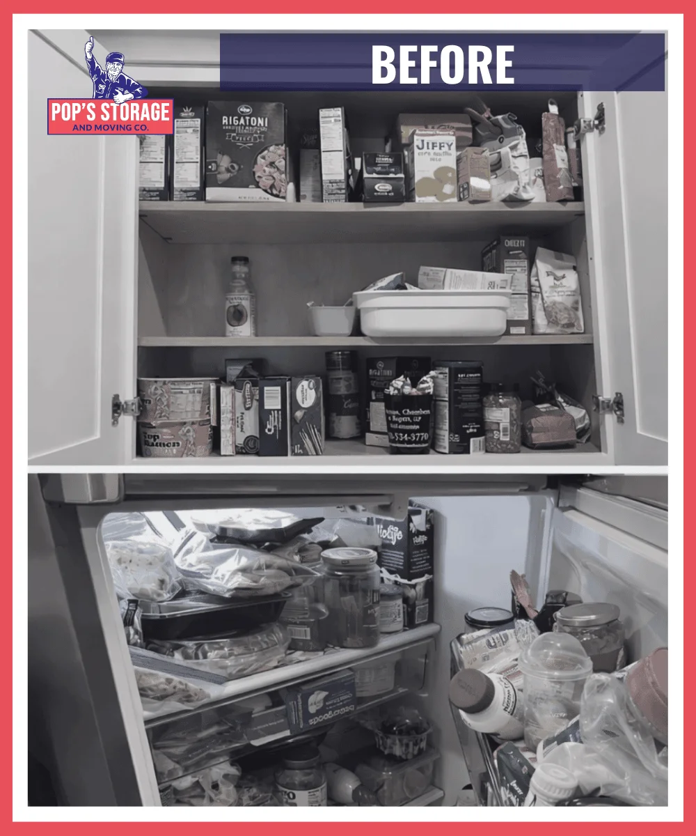 Before furniture removal showing cluttered room with bulky items in Gainesville GA