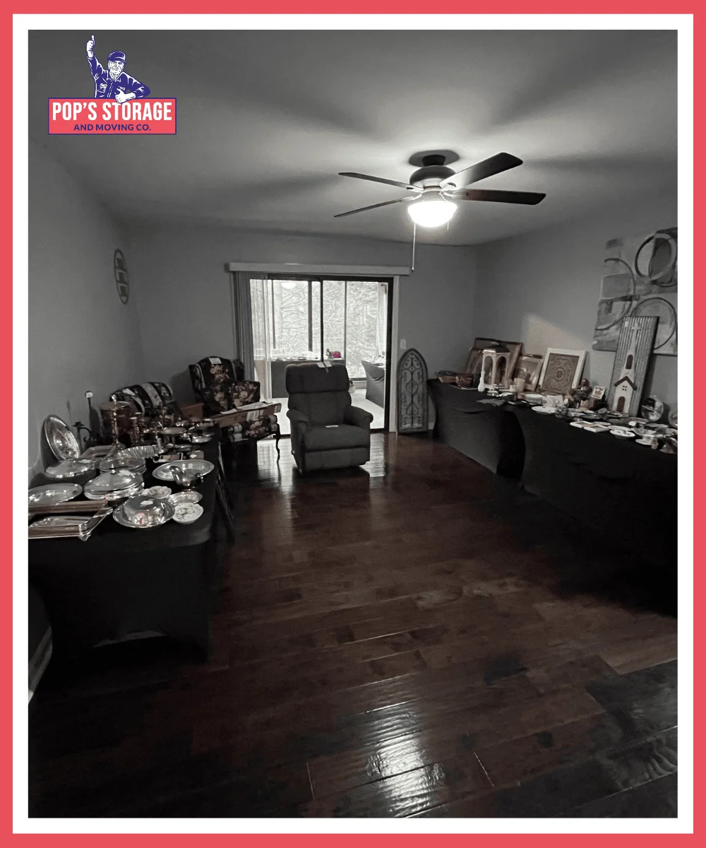 Clean and organized space after trash pickup and junk removal in Gainesville GA