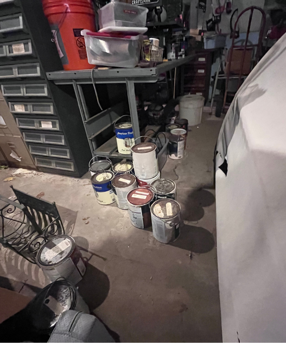 Before junk removal by Pop's