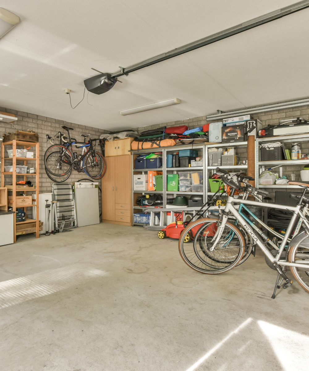 Garage after a junk removal service by experts